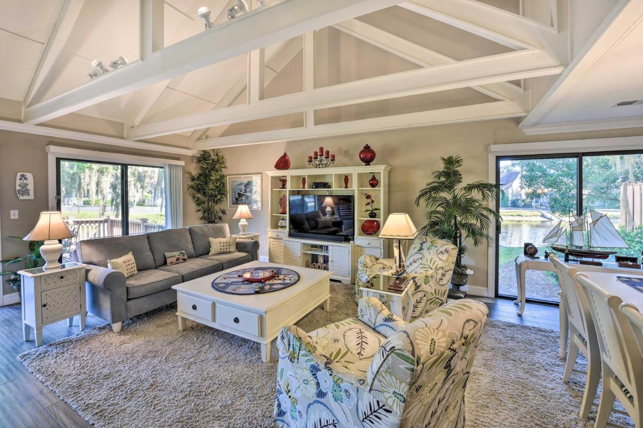Palmetto Dunes Villa With Deck And Lagoon Views! 希爾頓黑德島 外观 照片